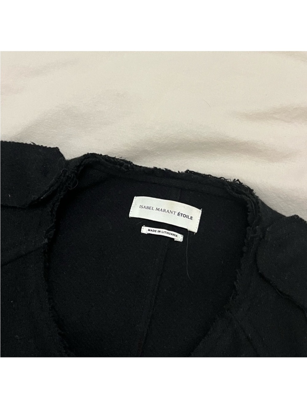 Isabel marant black wool shirt jacket size xs - Picture 6 of 12